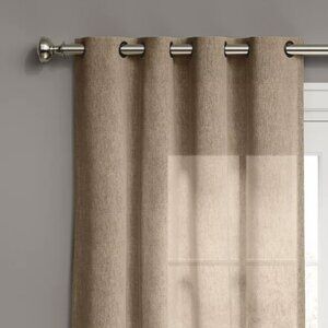 Textured Weave Light Filtering Curtain Panel
